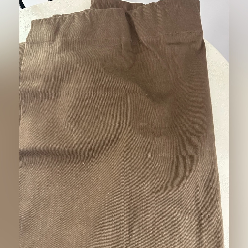 Restoration Hardware size 50” x 84” brown cotton panel - Picture 2 of 4